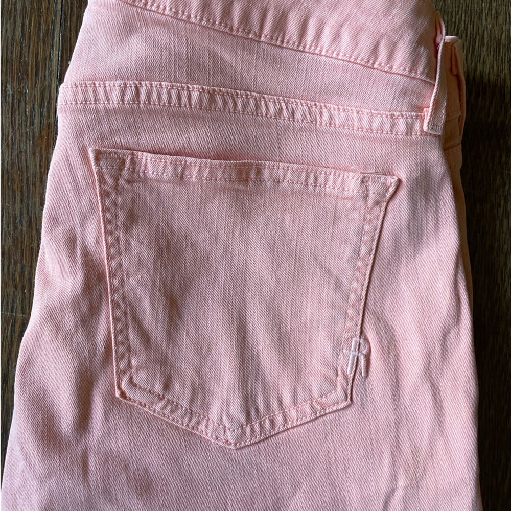 Rich and skinny pink denim